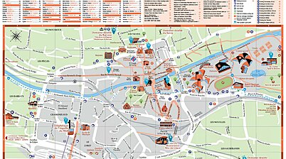 Stadtplan von Chamonix