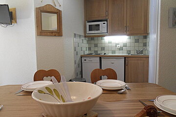 A small kitchen with a microwave and a dishwasher