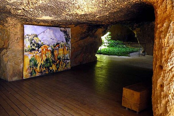 image of a painting in a cave