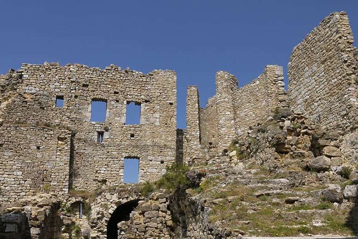 an image of a ruined castle