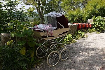 an image of a pram on a lane