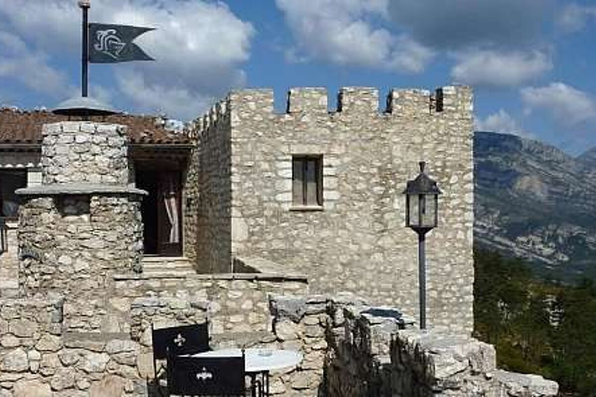 photo of a castle tower