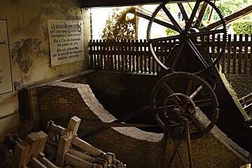 a photo of a disused paper mill