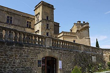 a photo of castle walls