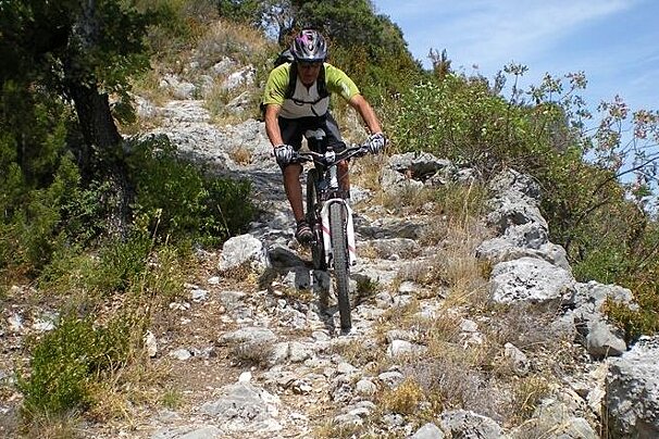 Ventoux Bike Trip Tours, Sault mountain biker