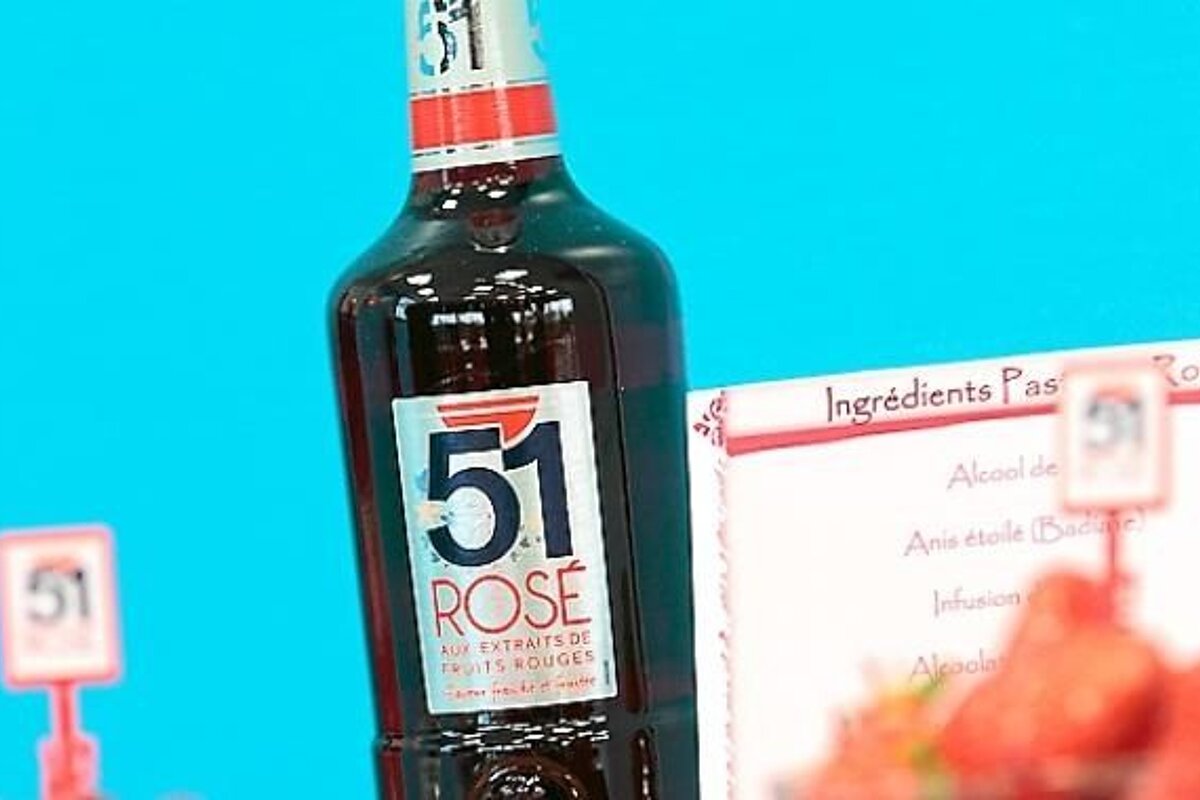 Bottle of Pastis 51 Ros