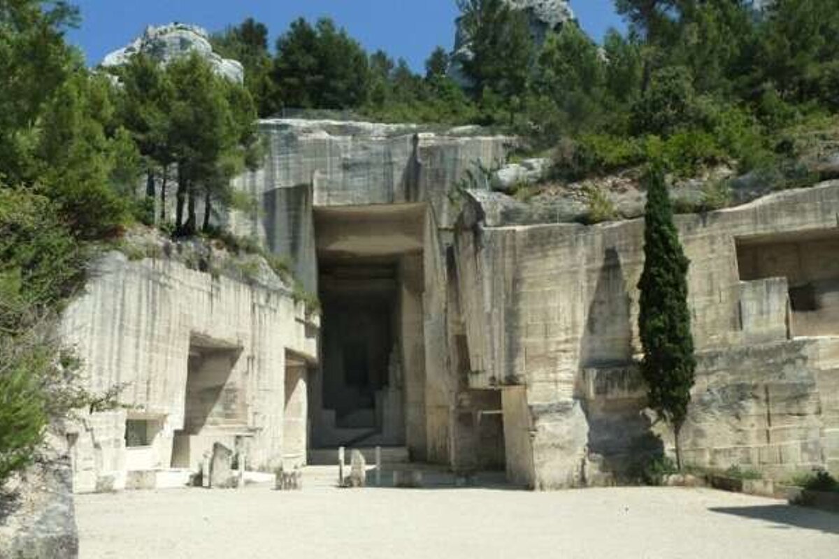 photo of an quarry entrance