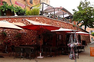 a photo of cafe terrace