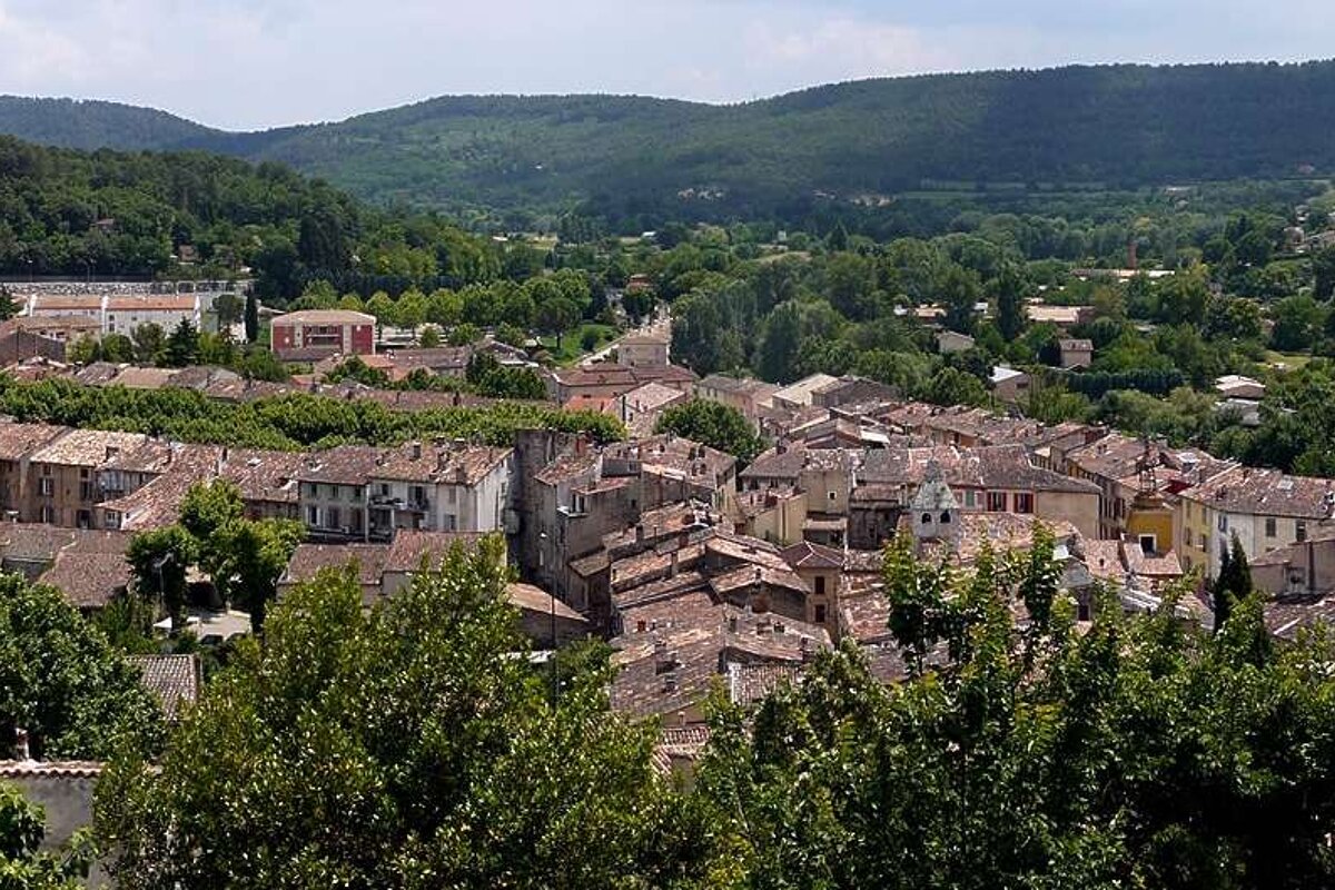 a photo of a  village