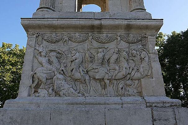 photo of a stone frieze