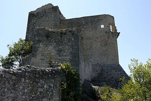 photo of a ruined castle