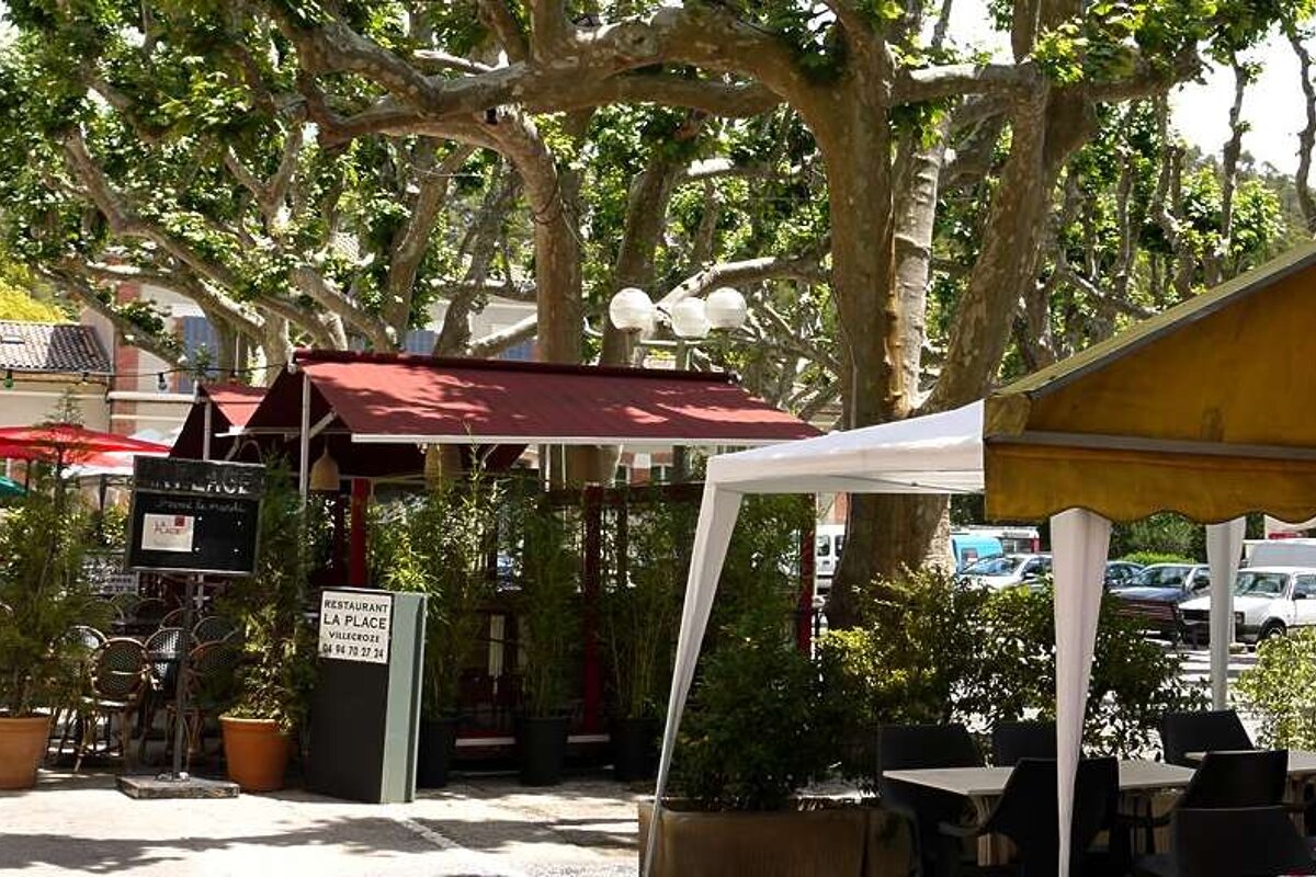 photo of restaurant dining terraces