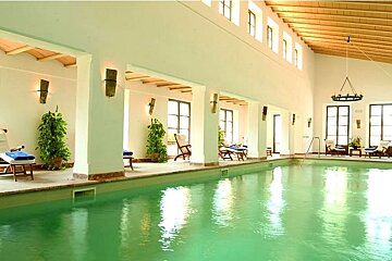 photo of an indoo swimming pool