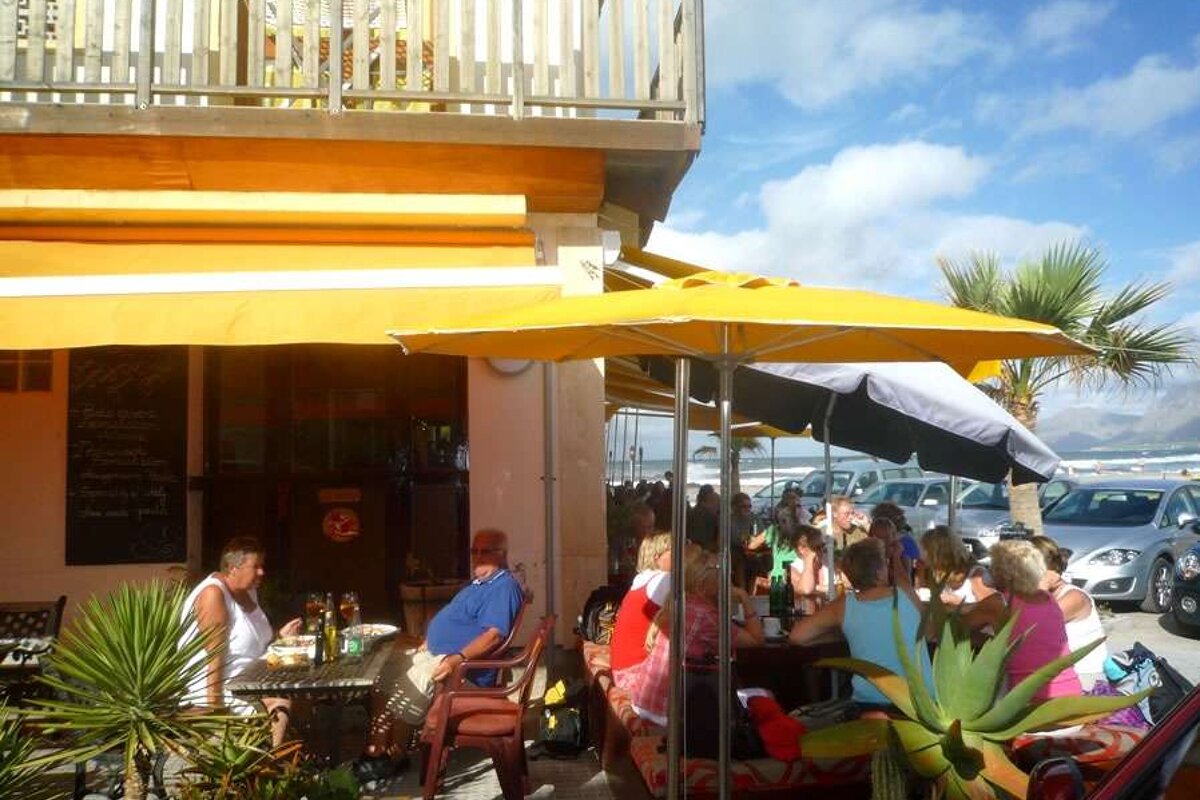 a photo of outdoor tables at son serra mallorca