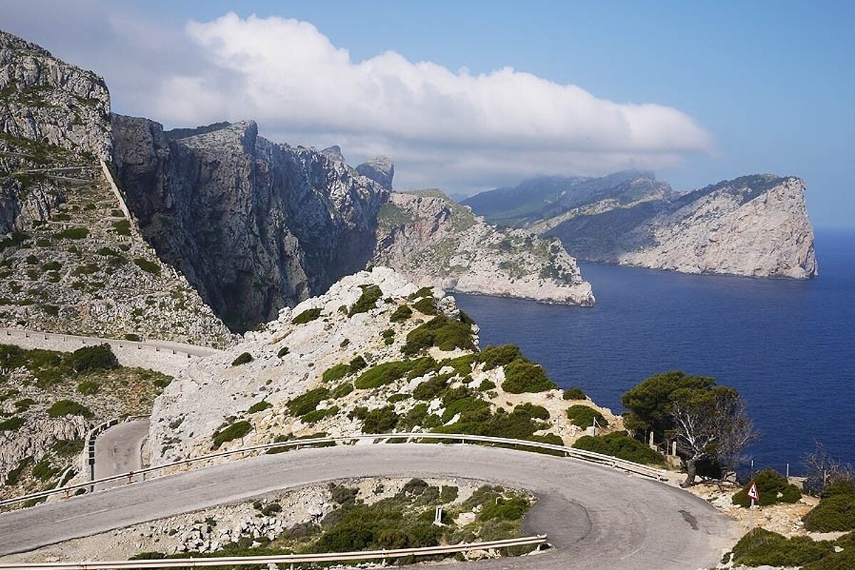 a photo of view from cap formentor lighthouse mallorca majorca