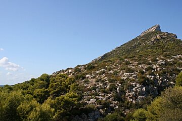 mountain top on Sa Dragonera