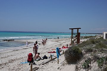 a photo of es trenc beach mallorca majorca