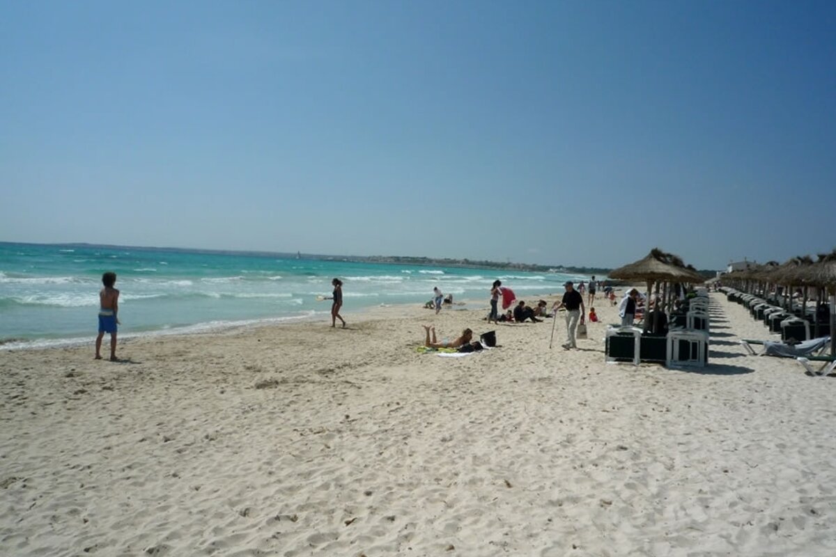 a photo of sa rapita beach mallorca majorca