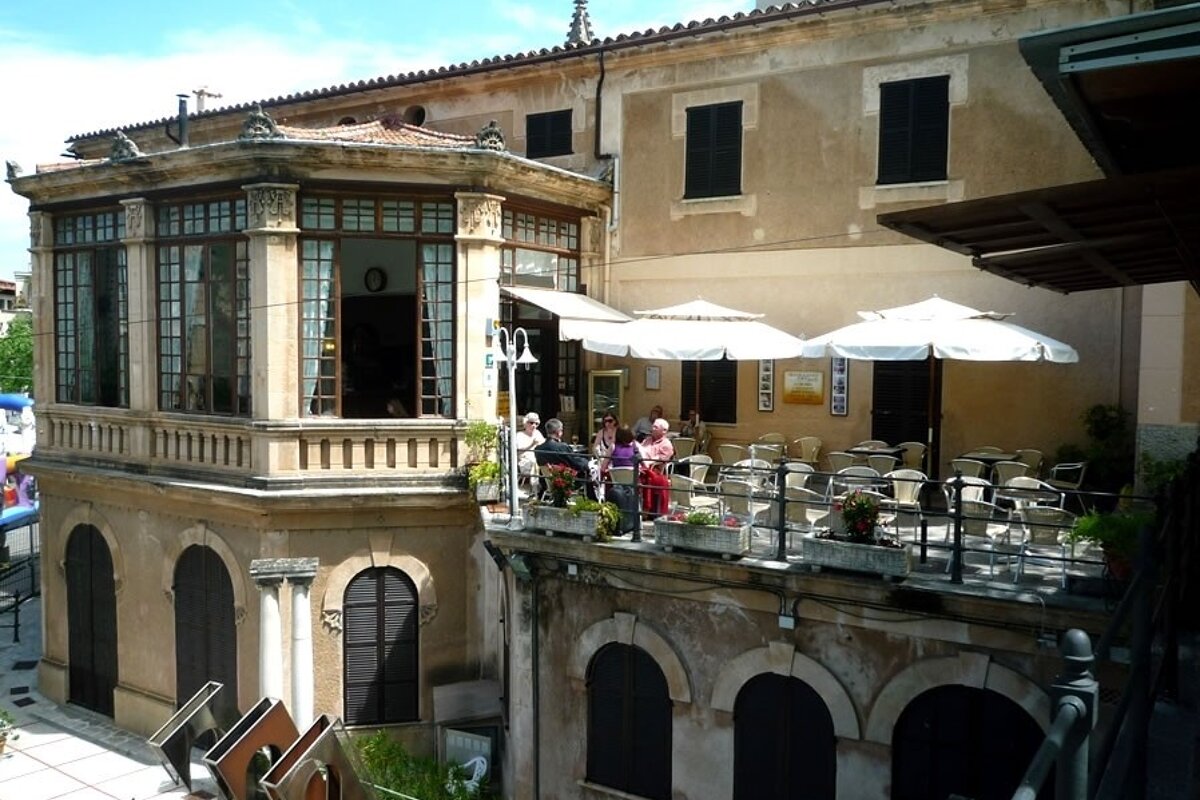 a photo of a cafe in soller mallorca majorca