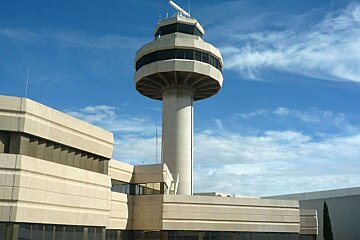 a photo of palma de mallorca air control tower
