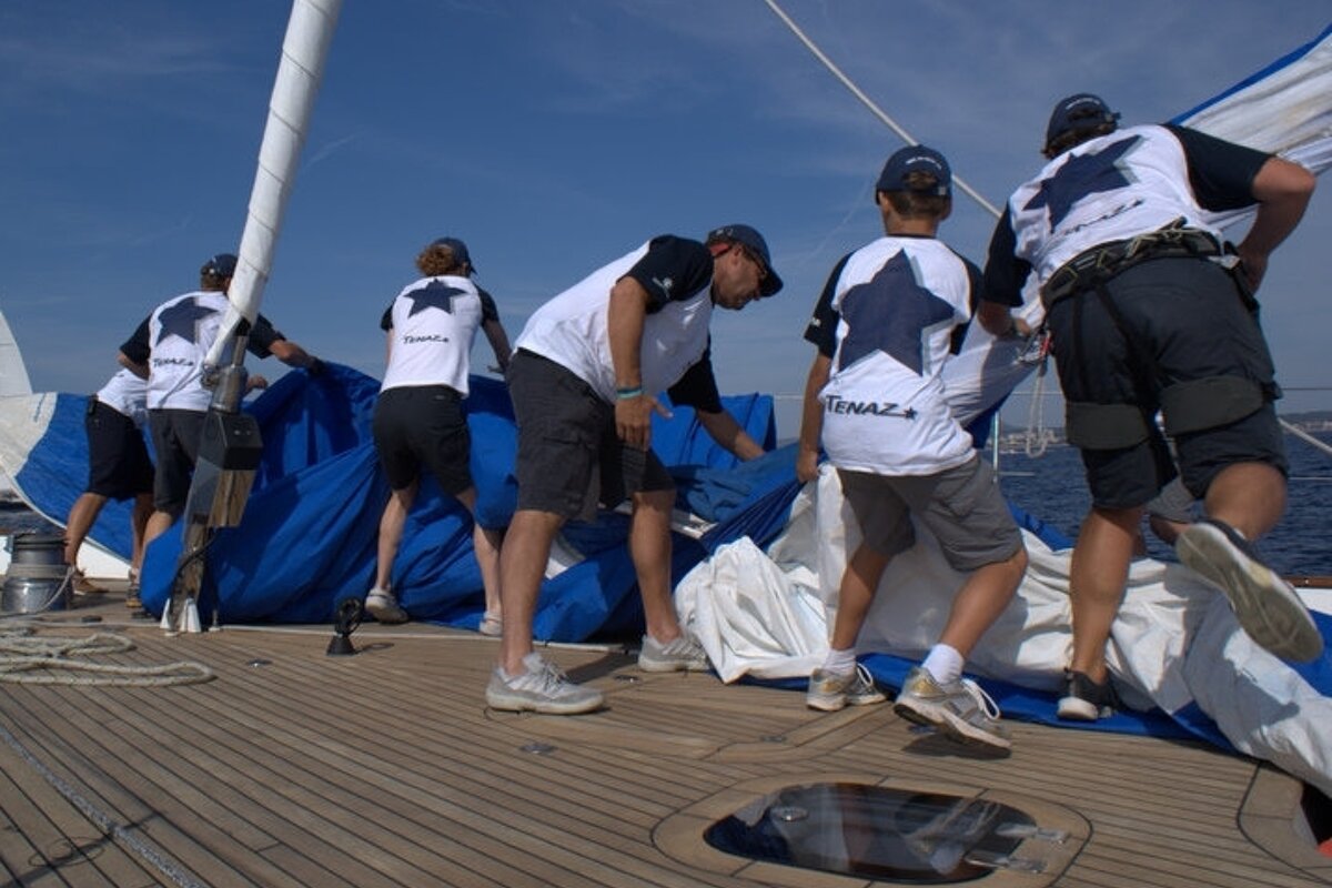 a photo of superyacht crew mallorca palma de majorca