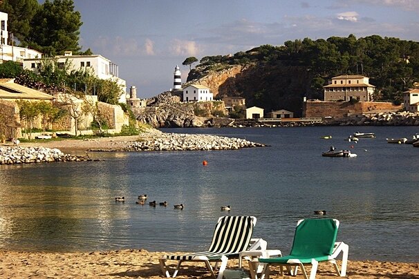a photo of playa repic soller mallorca majorca