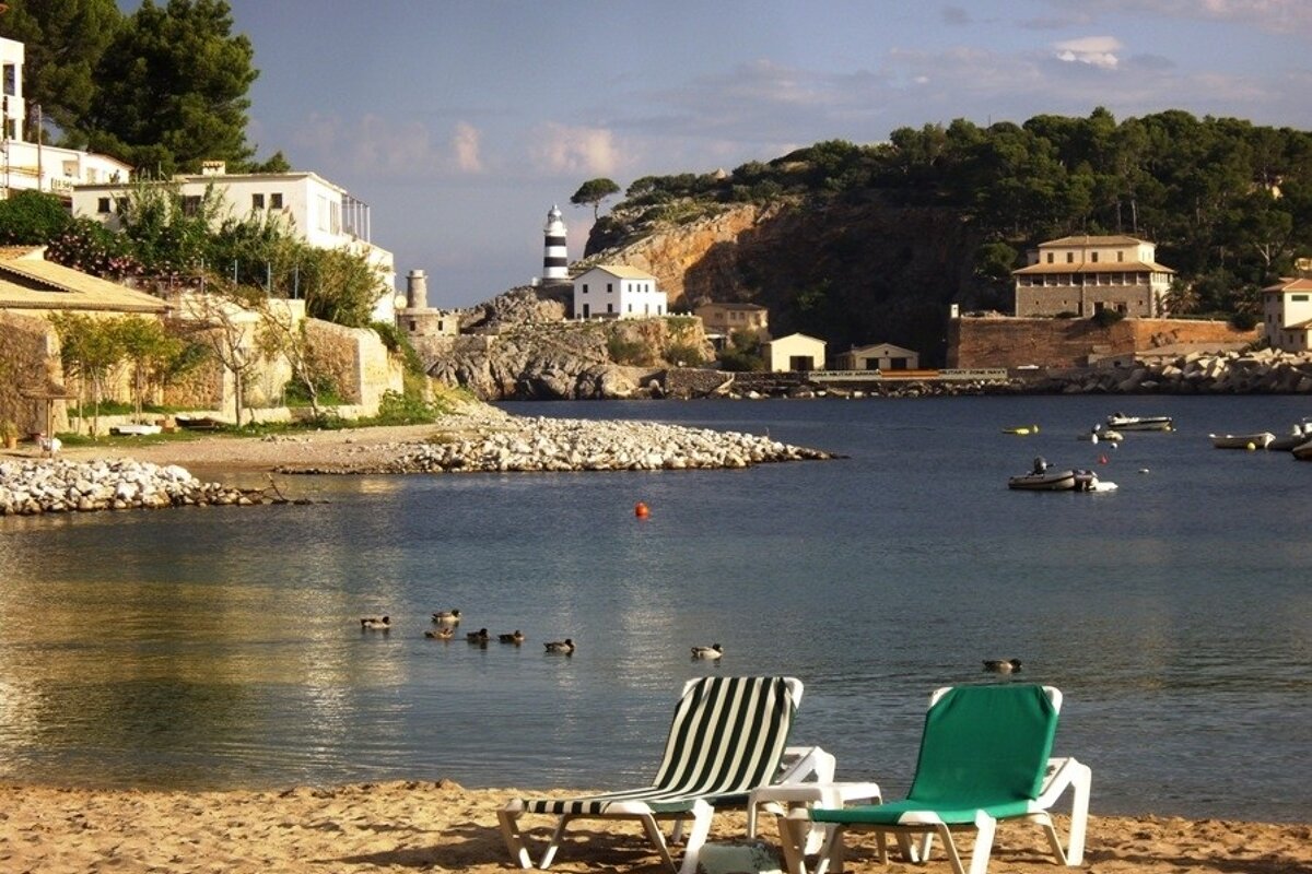 a photo of playa repic soller mallorca majorca