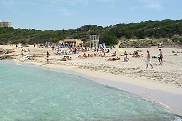 a photo of the beach at Cala agulla mallorca majorca