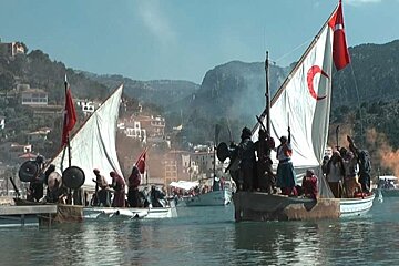 Pirates in boats