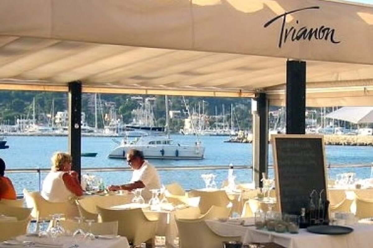 a photo of the terrace at trianon majorca
