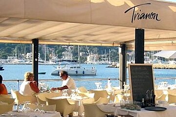 a photo of the terrace at trianon majorca
