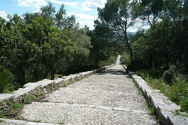 A photo of the walk to Santa Magdalena