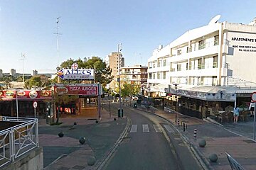 a photo of magaluf street