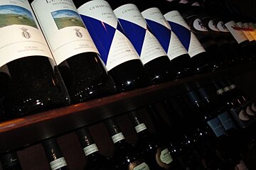 photograph of selection of wines