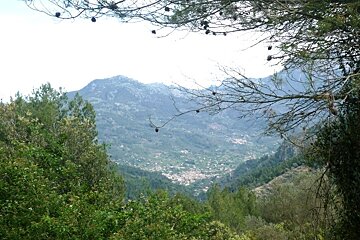 a photo of soller in the mountains mallorca majorca