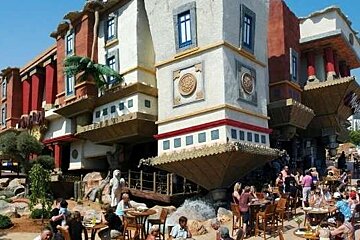 Upside down house in magaluf