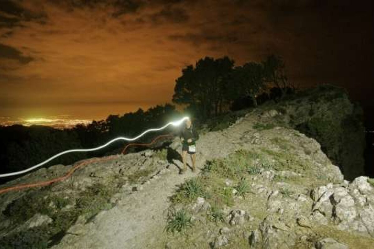 runner at night