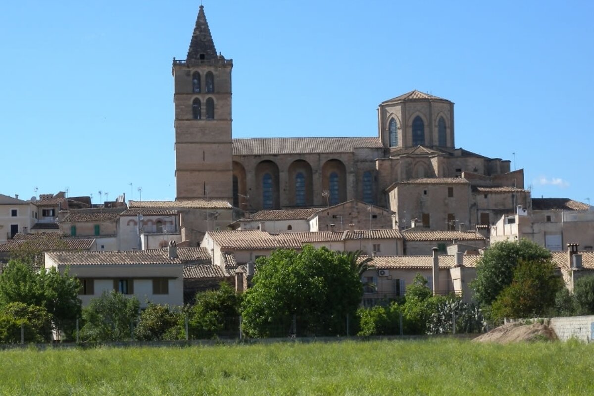 A photo of sineu church mallorca majorca