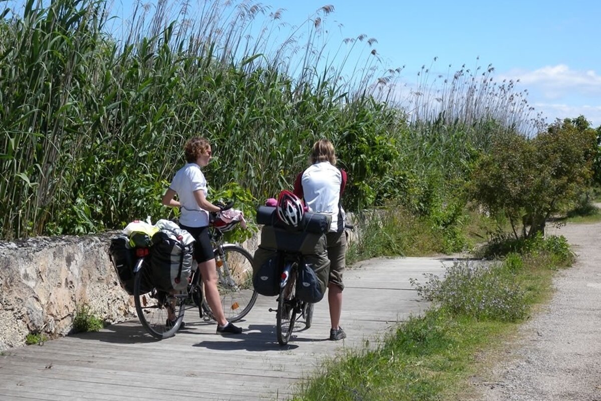 a photo of Cycling in S'Albufera Nature Park mallorca majorca