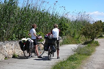 a photo of Cycling in S'Albufera Nature Park mallorca majorca