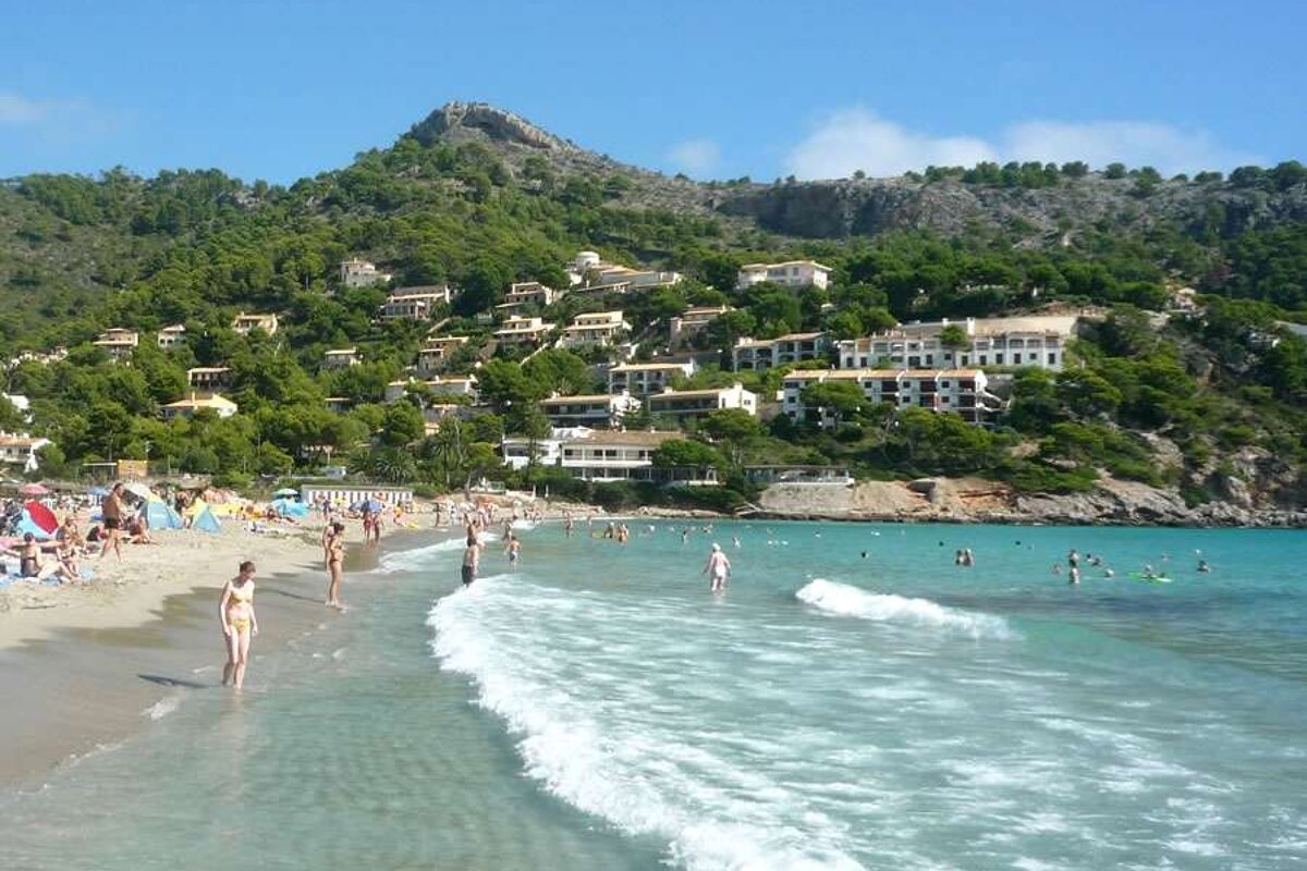 a photo of the beach at canyamel majorca