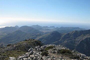 a photo of the view from mountains in majorca