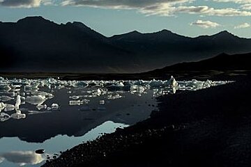 ice fjord in iceland