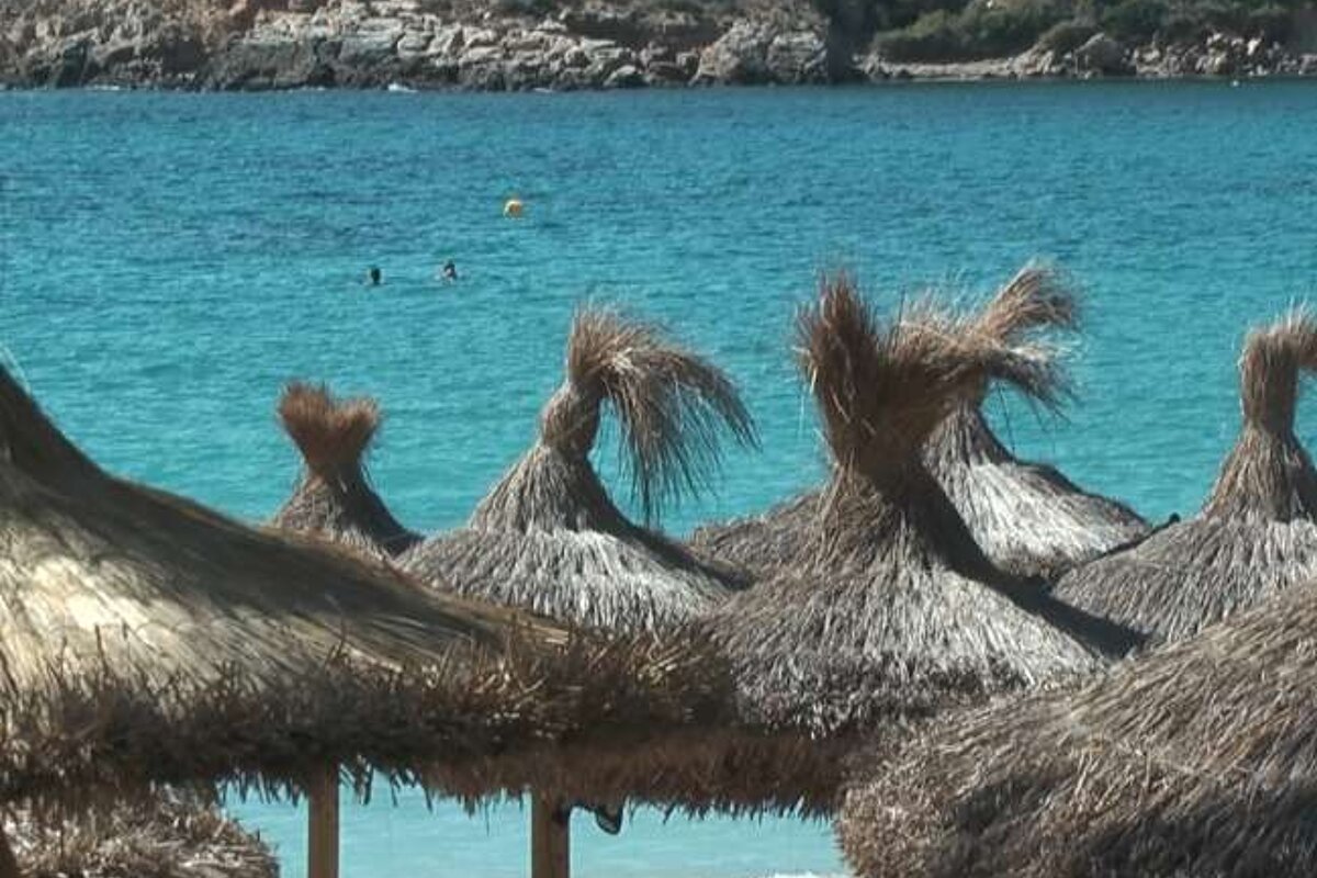 a photo of the beach and seas at st elm in majorca