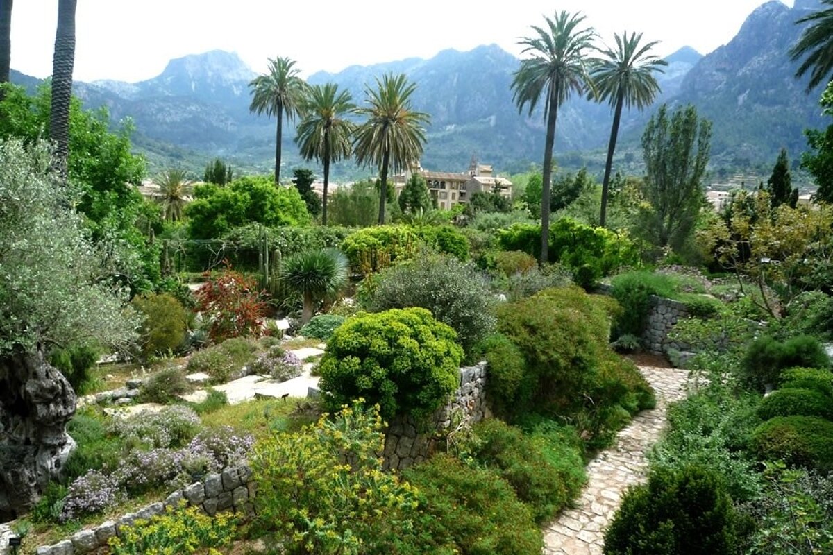 a photo of soller botanical gardens mallorca majorca