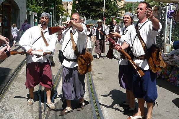 a photo of local soller men mallorca majorca