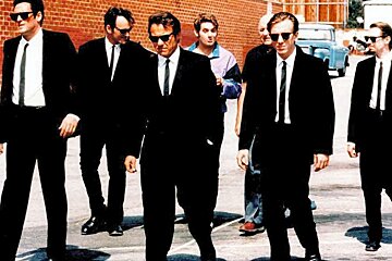 Shot from the film Reservoir Dogs