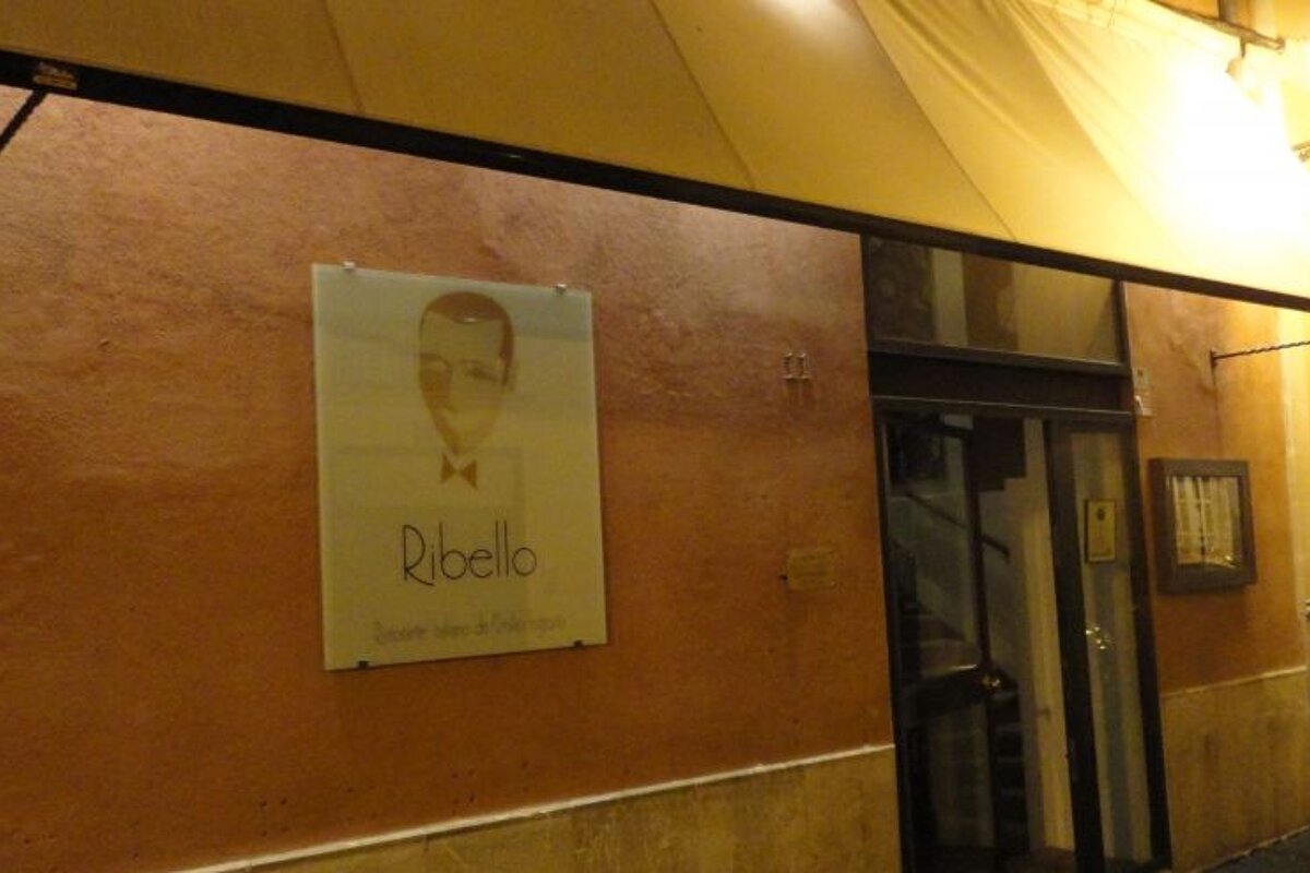 Outside ribello restaurant