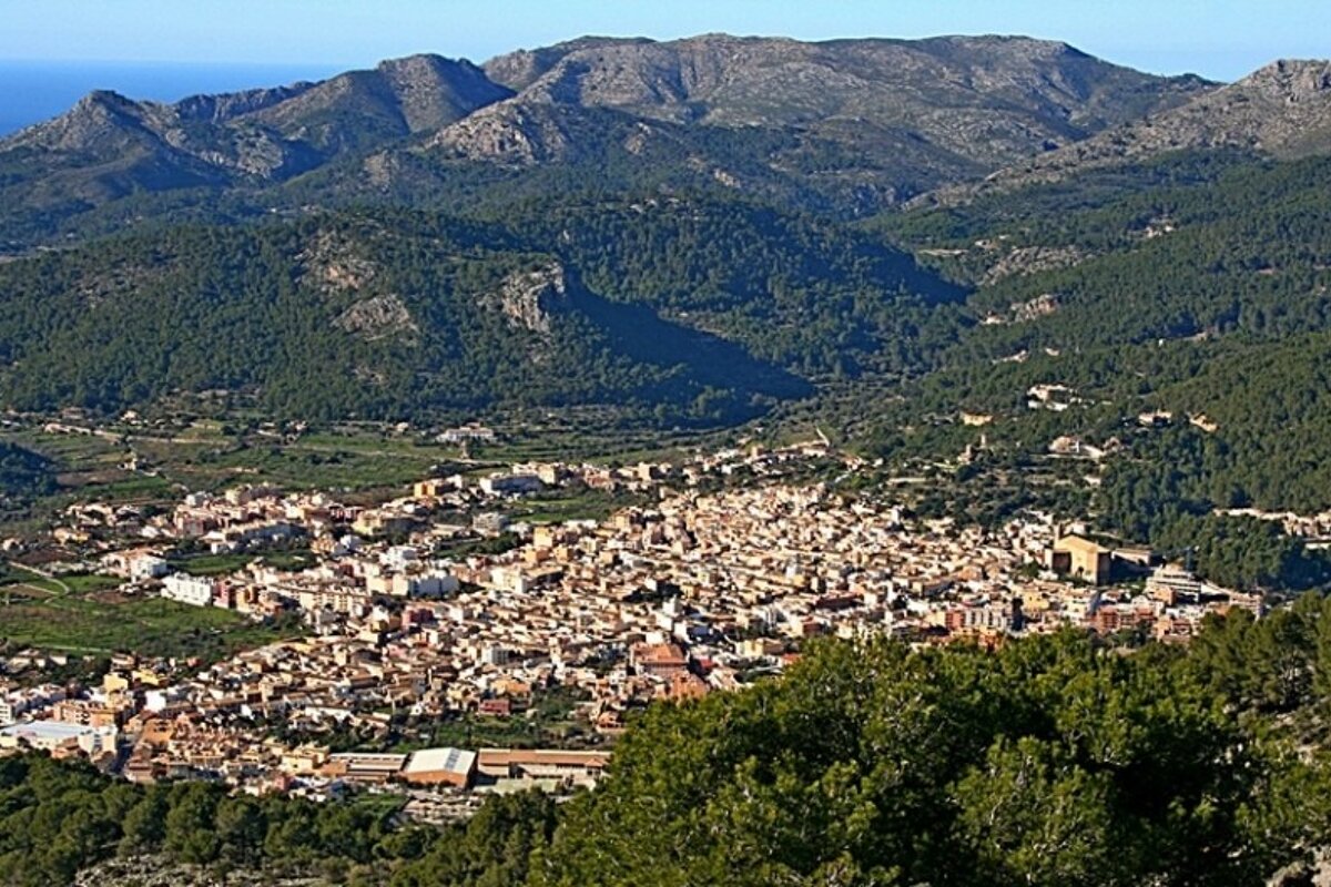 View down to Andratx