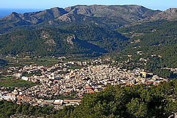 View down to Andratx